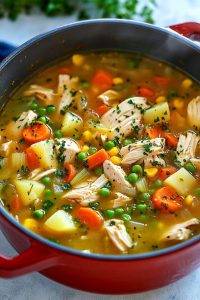 How to make Chicken vegetable Soup