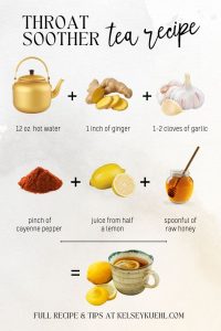 Natural remedies: Lemon Ginger Cayenne Tea