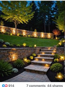 How to design retaining walls for sloped yards