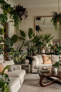  how to decorate a living room with budget-friendly plants