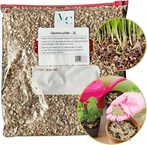 VietCanPro Vermiculite 2L - Ideal for Gardening, Moisture Retention, Plant Growth, All-Purpose Soil